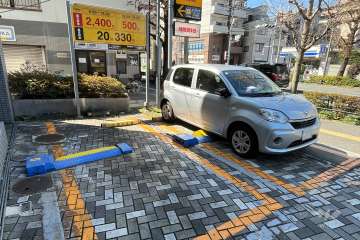 敷地内のコインパーキング