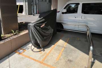 バイク置場　