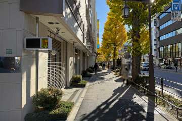 敷地南西側の前面道路