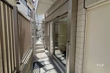 駐輪場の出入り口