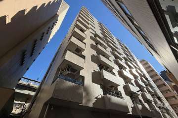 ニュー池袋ハイツの外観（北西側から）