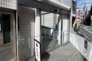 駐輪場の出入り口