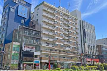 巣鴨陽光ハイツの外観（西側から）