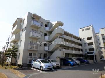 アルビス池田204号棟の外観（北東側から）