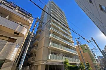 リビオレゾン駒込六義園プライムゲートレジデンスイーストの外観（西側から）