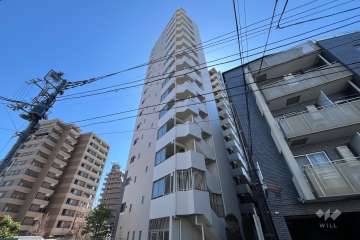 ラシュレ池袋椎名町の外観（北側から）