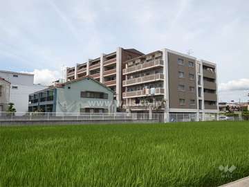 周辺は田畑が点在するのどかな住宅地です。