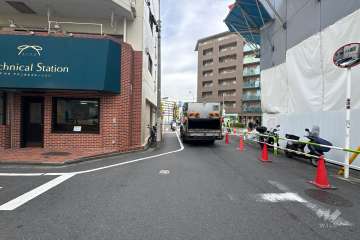 敷地南側の前面道路