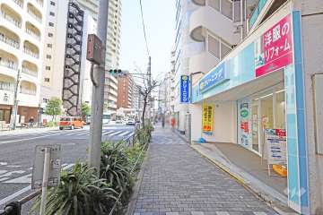 敷地東側の前面道路　