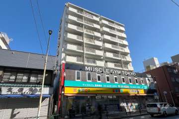 中銀南長崎マンシオンの外観（南西側から）