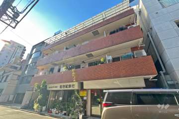 東洋巣鴨コーポの外観（東側から）