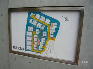 日商岩井芦屋ガーデンヒルズの敷地配置図