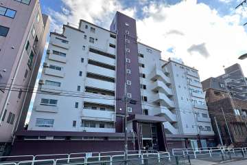 旭ヶ丘マンション（豊島区）の外観（北側から）