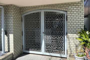 駐輪場の出入り口　