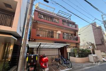大晃サンハイムBの外観（南側から）