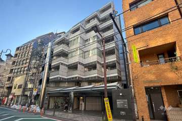 池袋シティハイツ（南池袋3丁目）の外観（北西側から）