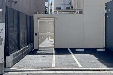 敷地部分にある駐輪場