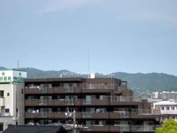 ラフィネス甲子園口の遠景（北から）