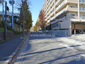 敷地南側の前面道路