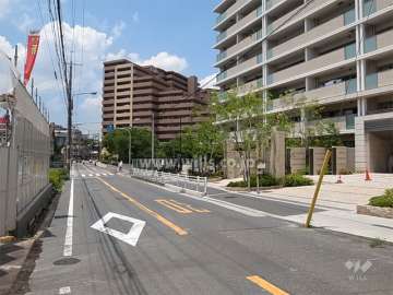 敷地南側の前面道路