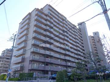 ジオ茨木学園町2番館の外観（北東側から）