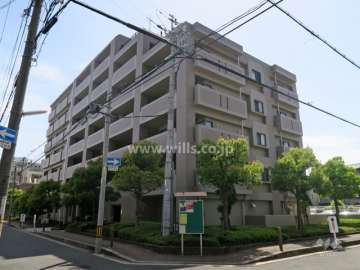 ファミール茨木舟木町壱番館の外観（北東側から）