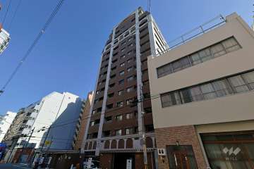 セレッソコート上本町の外観（南西側から）