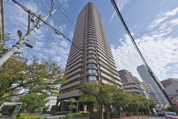 ザ上本町タワーの外観（南西側から）