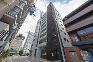 ハイロイヤル夕陽ヶ丘の外観（北西側から）