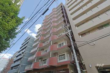リッチハイム上本町の外観（北西側から）