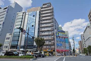 ロータリーコーポ東高津の外観（南東側から）
