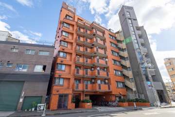 ライオンズマンション四天王寺の外観（北西側から）