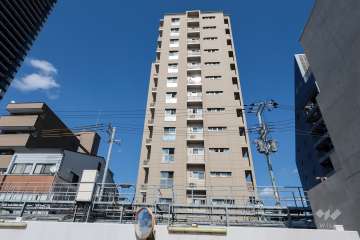 デラッセ天王寺玉造の外観（西側から）