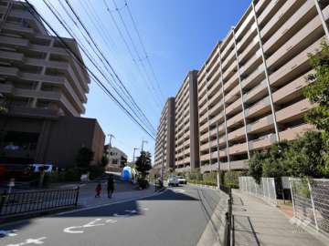 敷地南側の前面道路