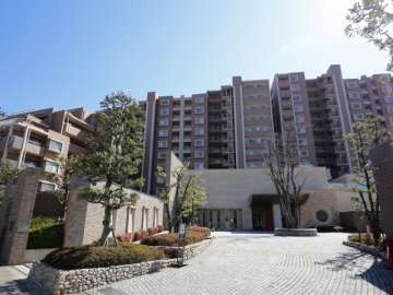 茨木ガーデンフォートの外観（北側から）