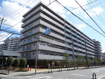 茨木ガーデンレジデンスの外観（北西側から）