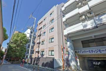 シャルマンフジリッツ夕陽丘の外観（南東側から）