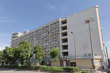 烏ヶ辻コーポの外観（南西側から）
