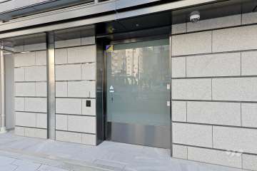 駐輪場の出入り口