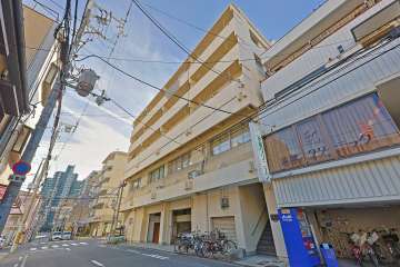 夕陽ヶ丘コーポの外観（北東側から）