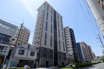 ジオ夕陽丘五條宮の外観（北東側から）