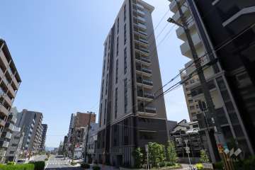 ジオ夕陽丘五條宮の外観（南東側から）