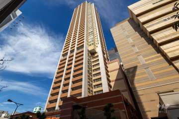 ザなんばタワーレジデンスインなんばパークスの外観（南東側から）