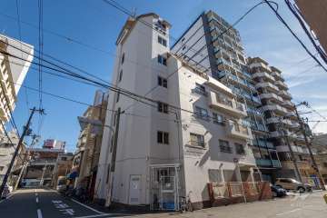 サントピア新今宮の外観（北西側から）
