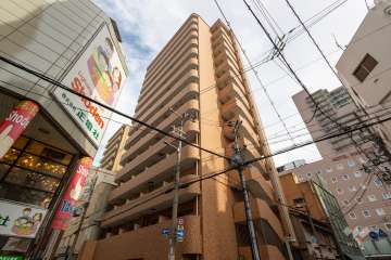 エステムコート難波2アレグリアの外観（南西側から）