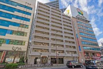 エスリード難波駅前の外観（南東側から）