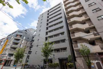 エスリード難波の外観（北西側から）