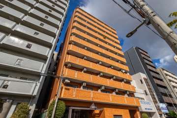 ライオンズマンション難波南第2の外観（南西側から）