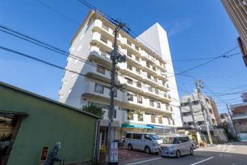 朝日プラザ新今宮の外観（南西側から）
