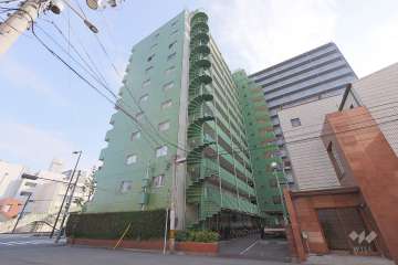 三晃グリーンマンション難波の外観（北西側から）